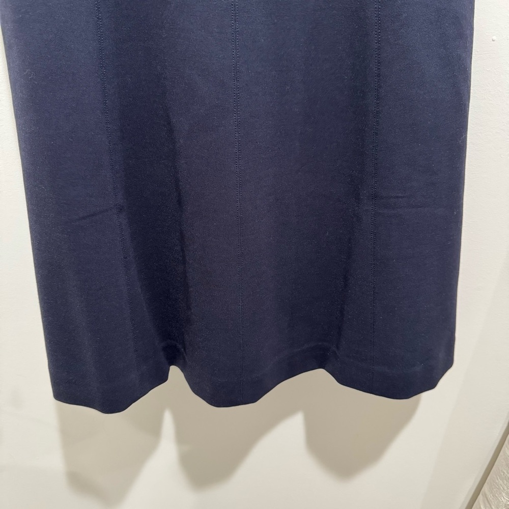 SPANX Navy Sleeveless Fit & Flare Midi Dress Size M - Picture 3 of 11